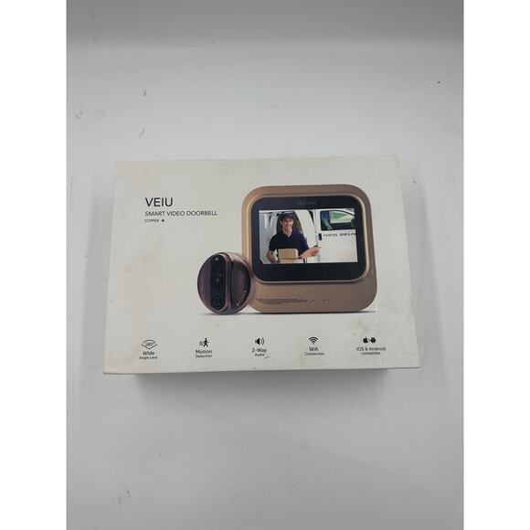 Eques Other - Eques VEIU Smart Video Doorbell, Copper